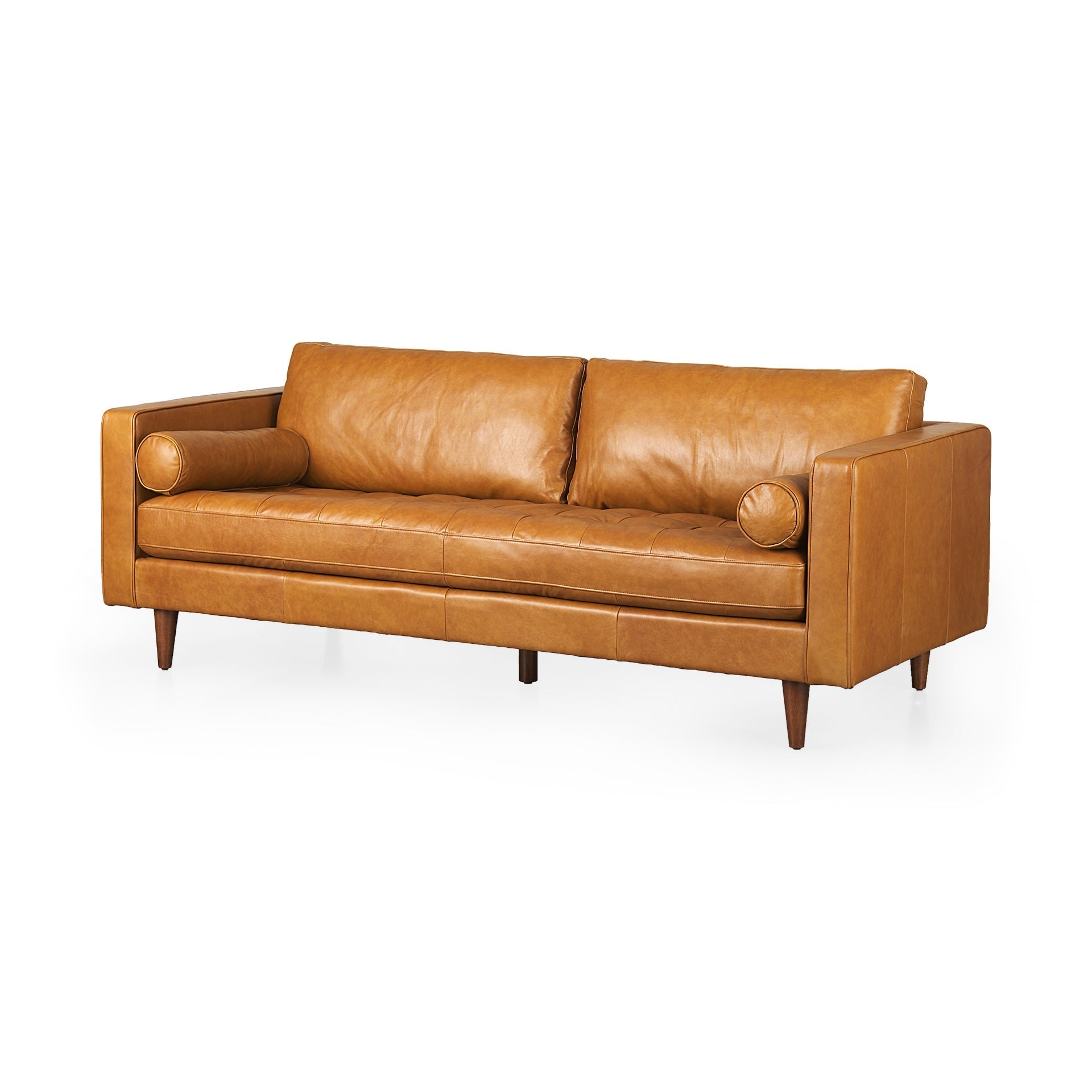Mercana Svend 87.8" x 37.8" x 34.6" Genuine Leather Standard Sofa