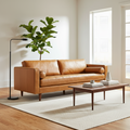 Mercana Svend 87.8" x 37.8" x 34.6" Genuine Leather Standard Sofa