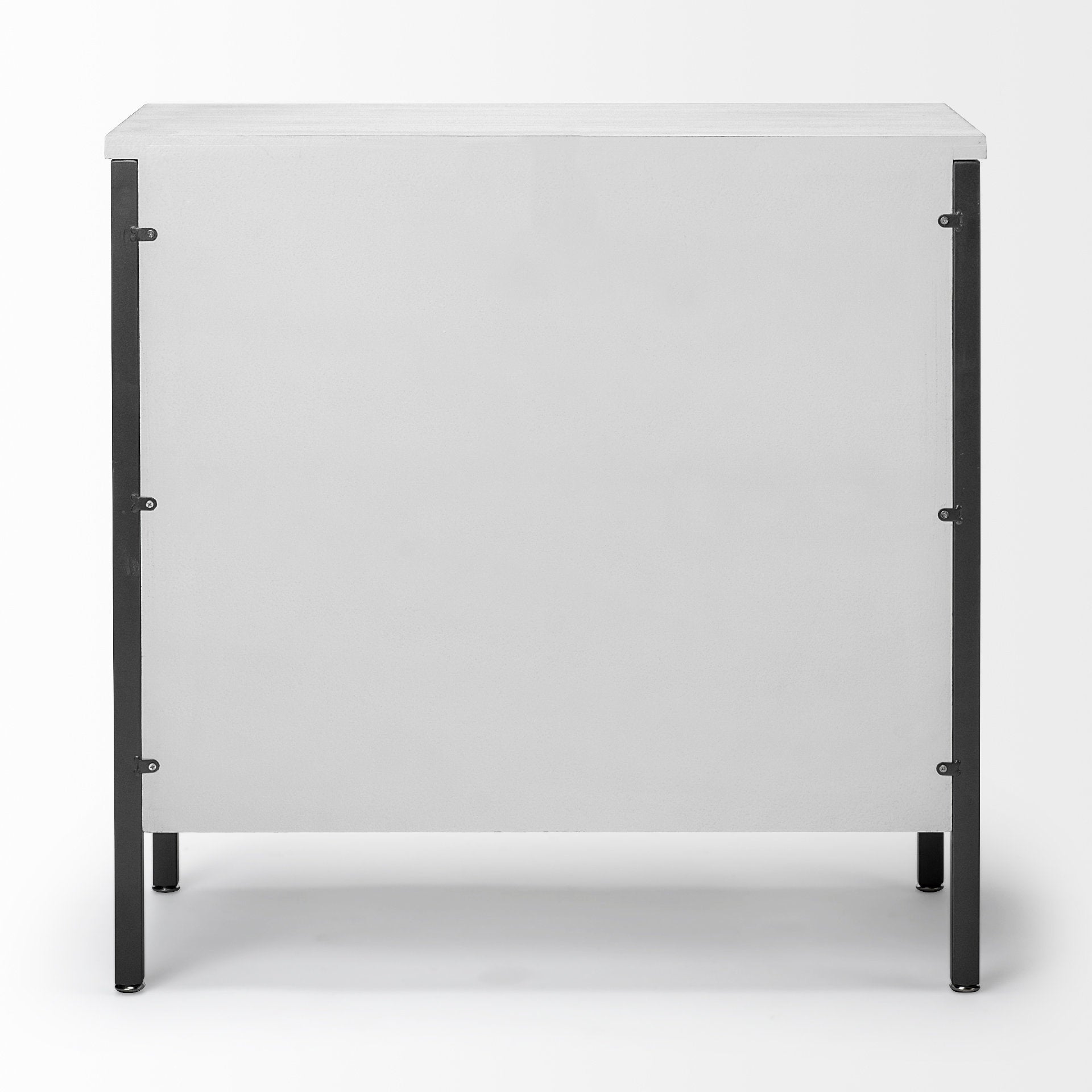 Mercana Savannah 31.5" x 15.7" x 31.5" Iron Accent Cabinet