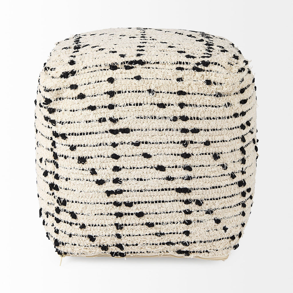 Mercana Aaohi 16" x 16" x 16" Pouf