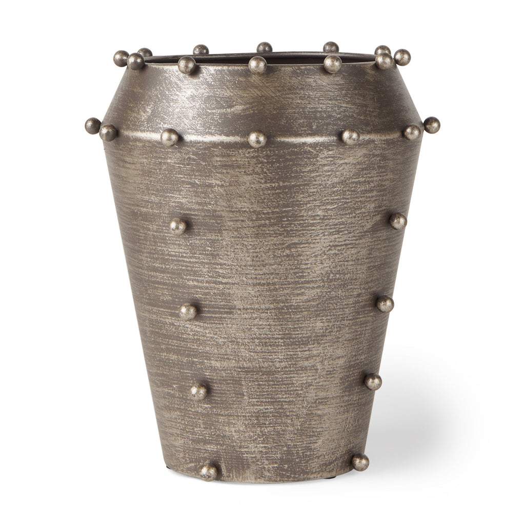 Mercana Elio 7.1" x 7.1" x 9.1" Metal Vase