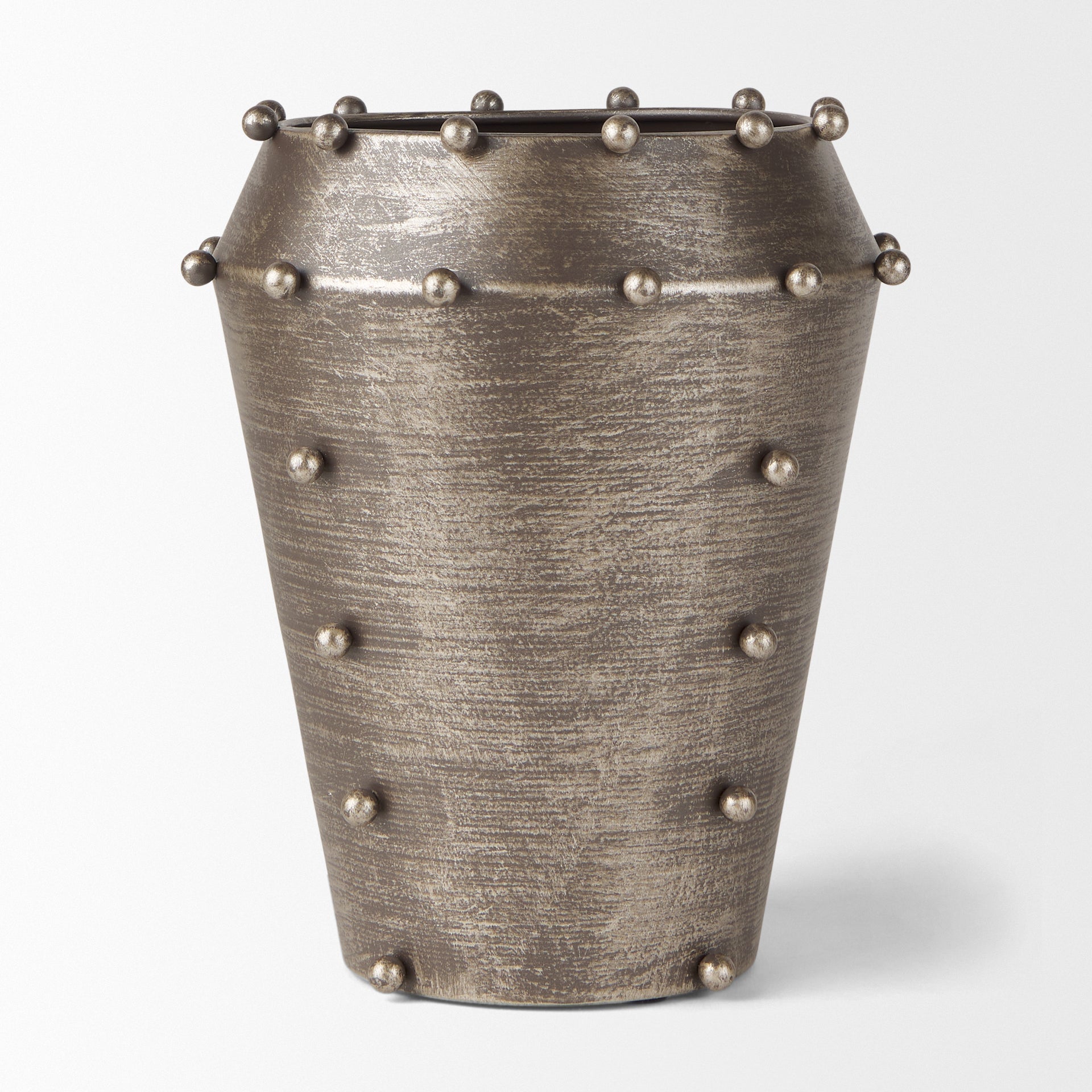 Mercana Elio 7.1" x 7.1" x 9.1" Metal Vase