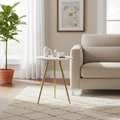 Mercana Vivienne 16" x 16" x 19" Marble Side Table