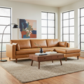 Mercana Elton 68.1" x 34.3" x 111.4" Solid Wood Sectional Sofa