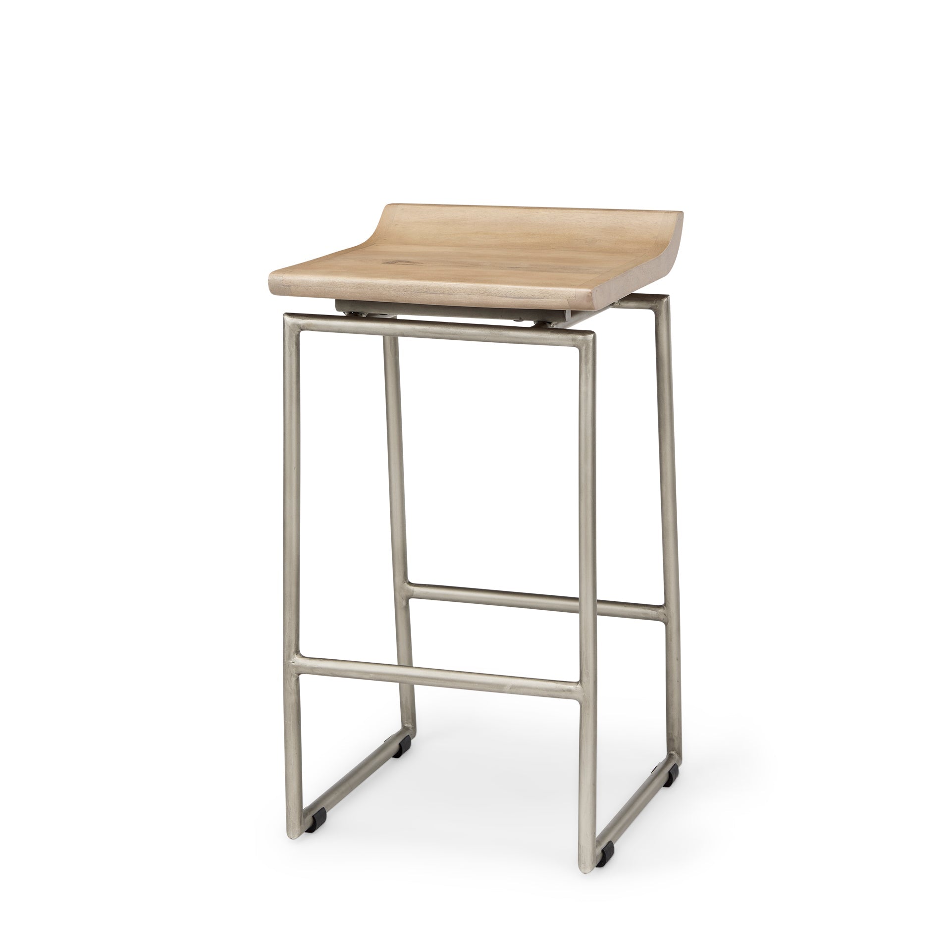 Mercana Givens 14" x 15.5" x 25.8" Metal Stool