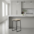 Mercana Givens 14" x 15.5" x 26" Metal Bar Stool
