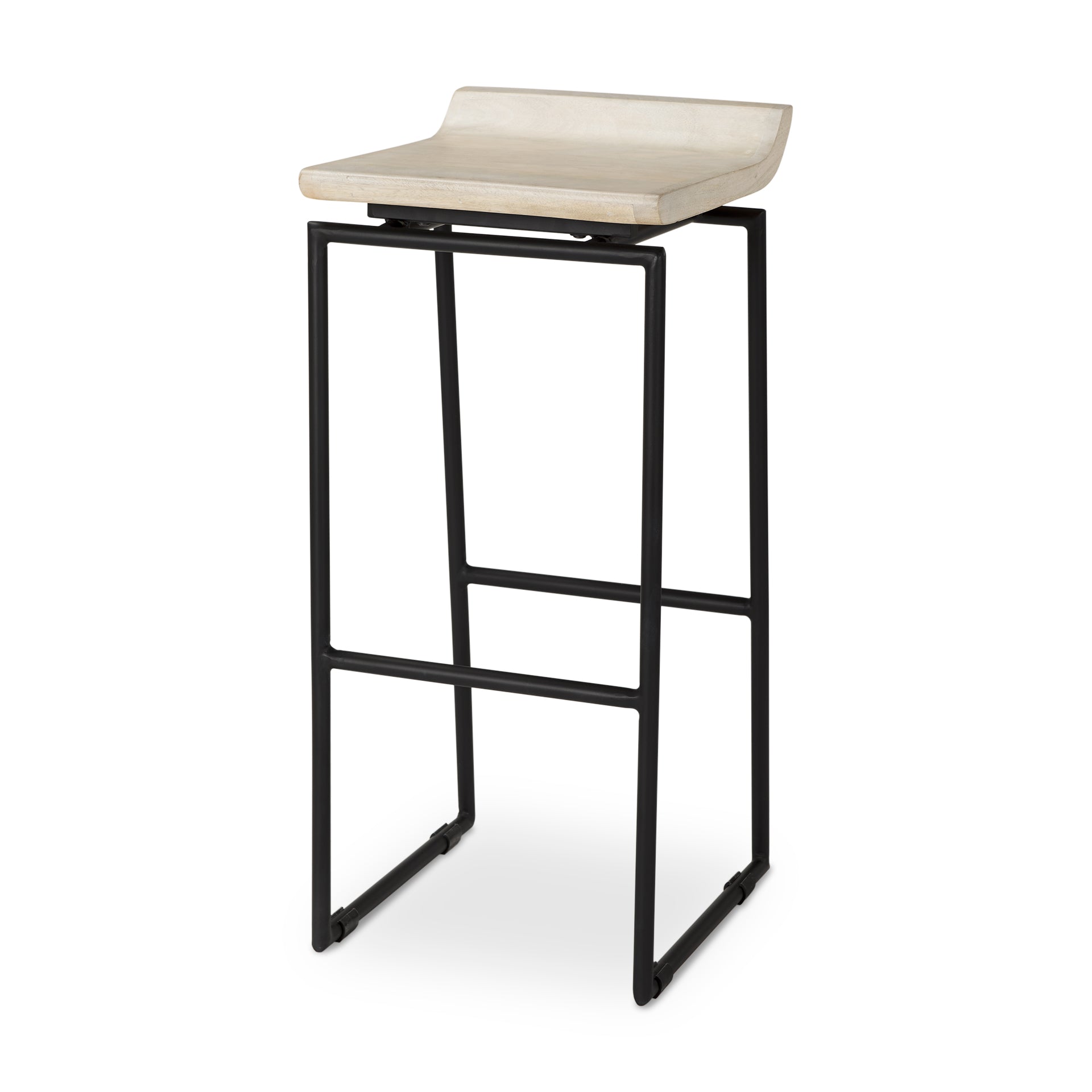 Mercana Givens 14" x 15.5" x 32" Metal Bar Stool