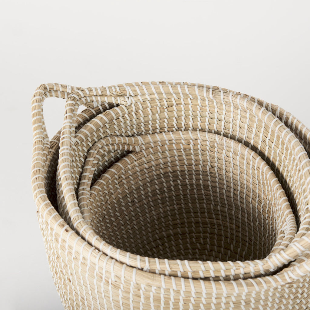 Mercana Maddie 15.7" x 15.7" x 17.3" Seagrass Basket