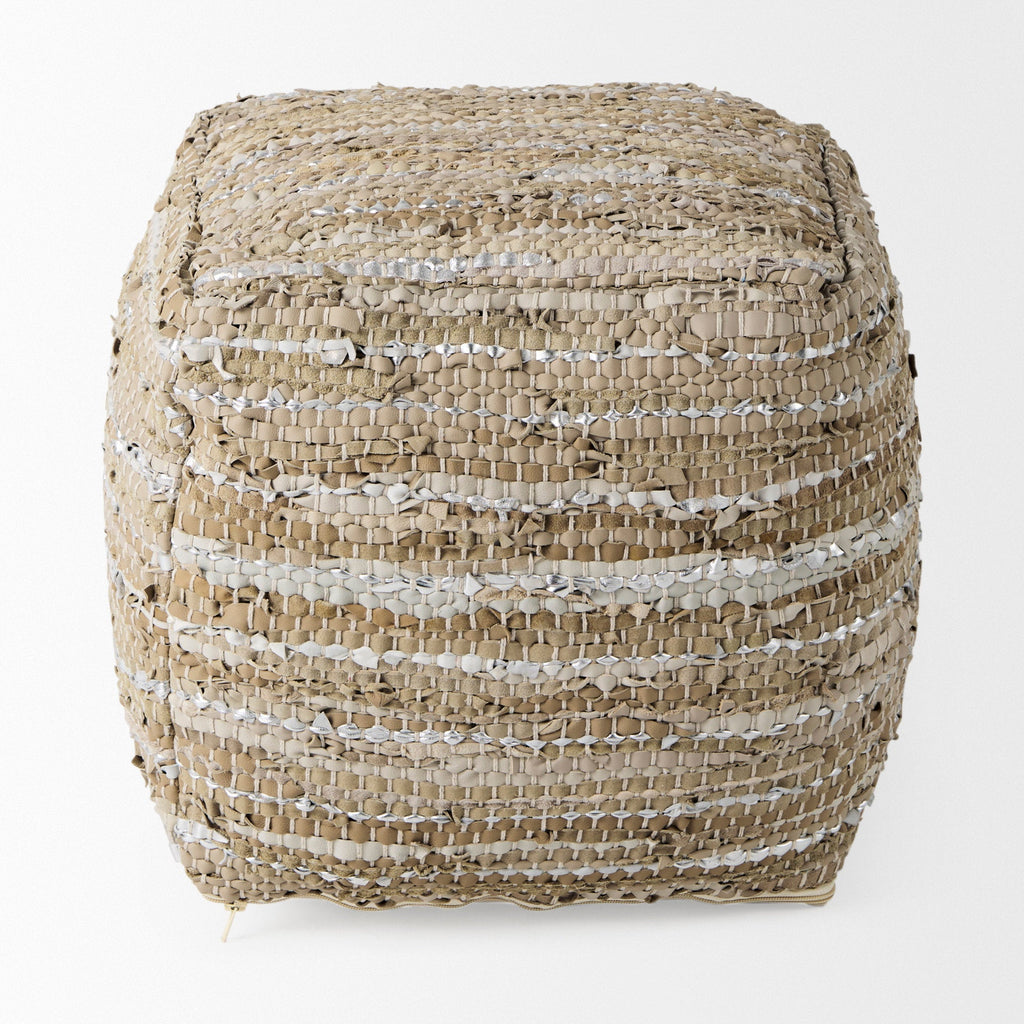 Mercana Aadhya 16" x 16" x 16" Pouf