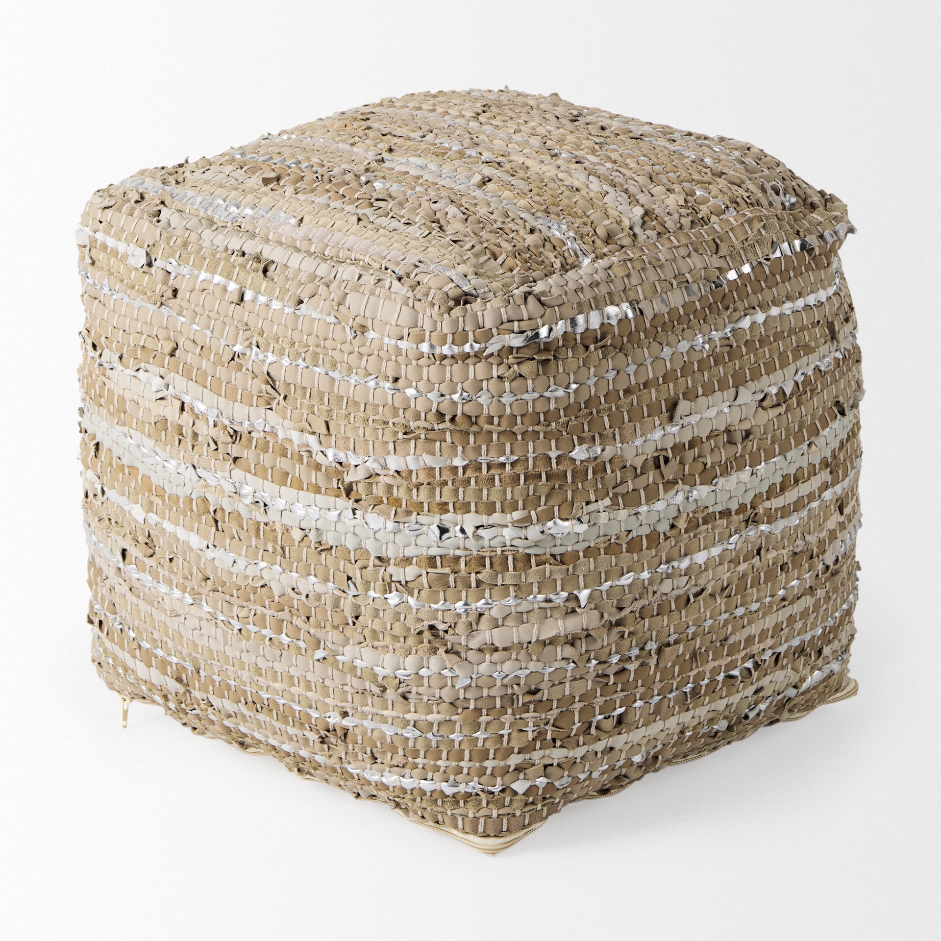 Mercana Aadhya 16" x 16" x 16" Pouf