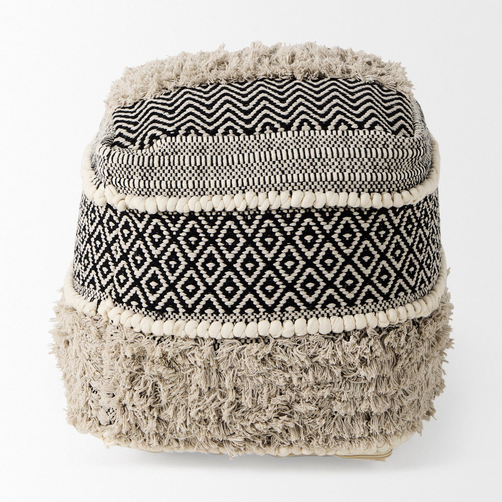 Mercana Darika 16" x 16" x 16" Pouf