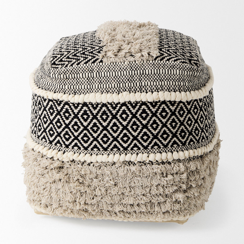 Mercana Darika 16" x 16" x 16" Pouf