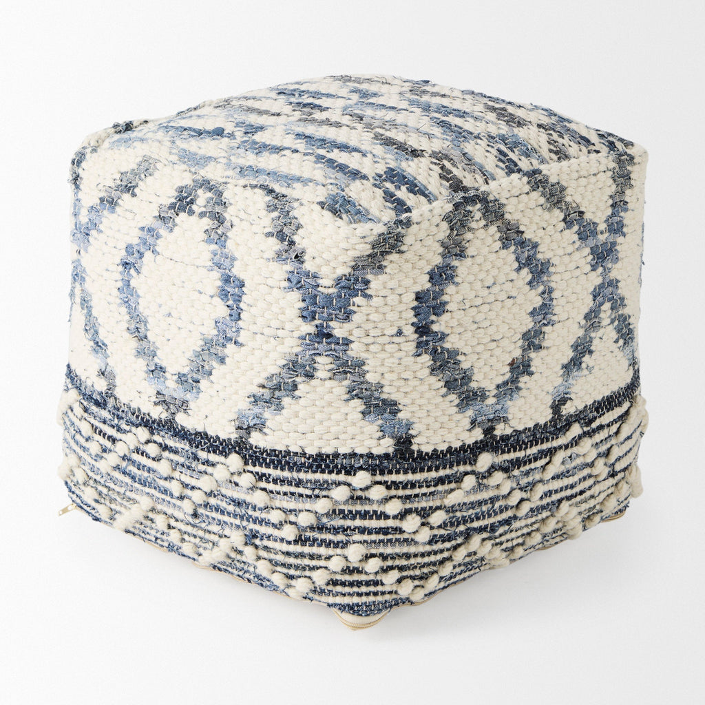 Mercana Eshana 16" x 16" x 16" Pouf