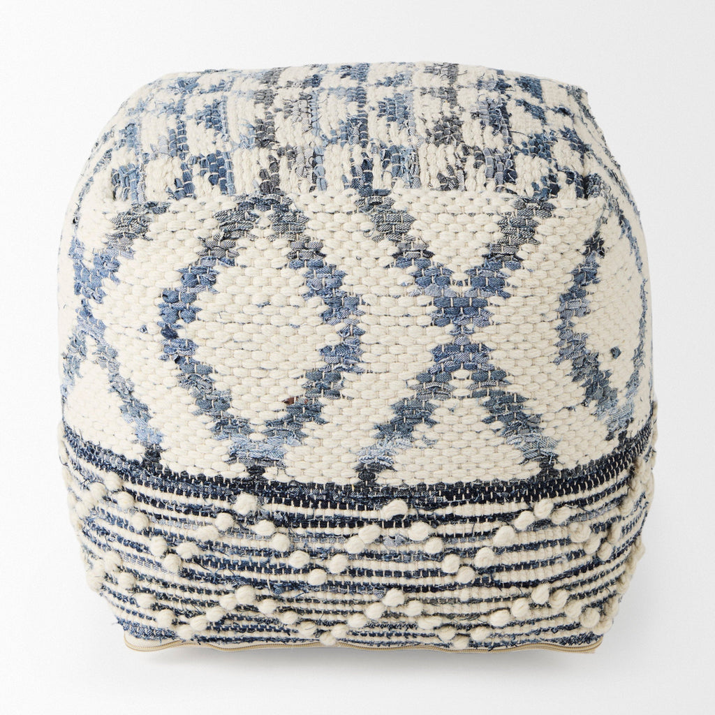 Mercana Eshana 16" x 16" x 16" Pouf