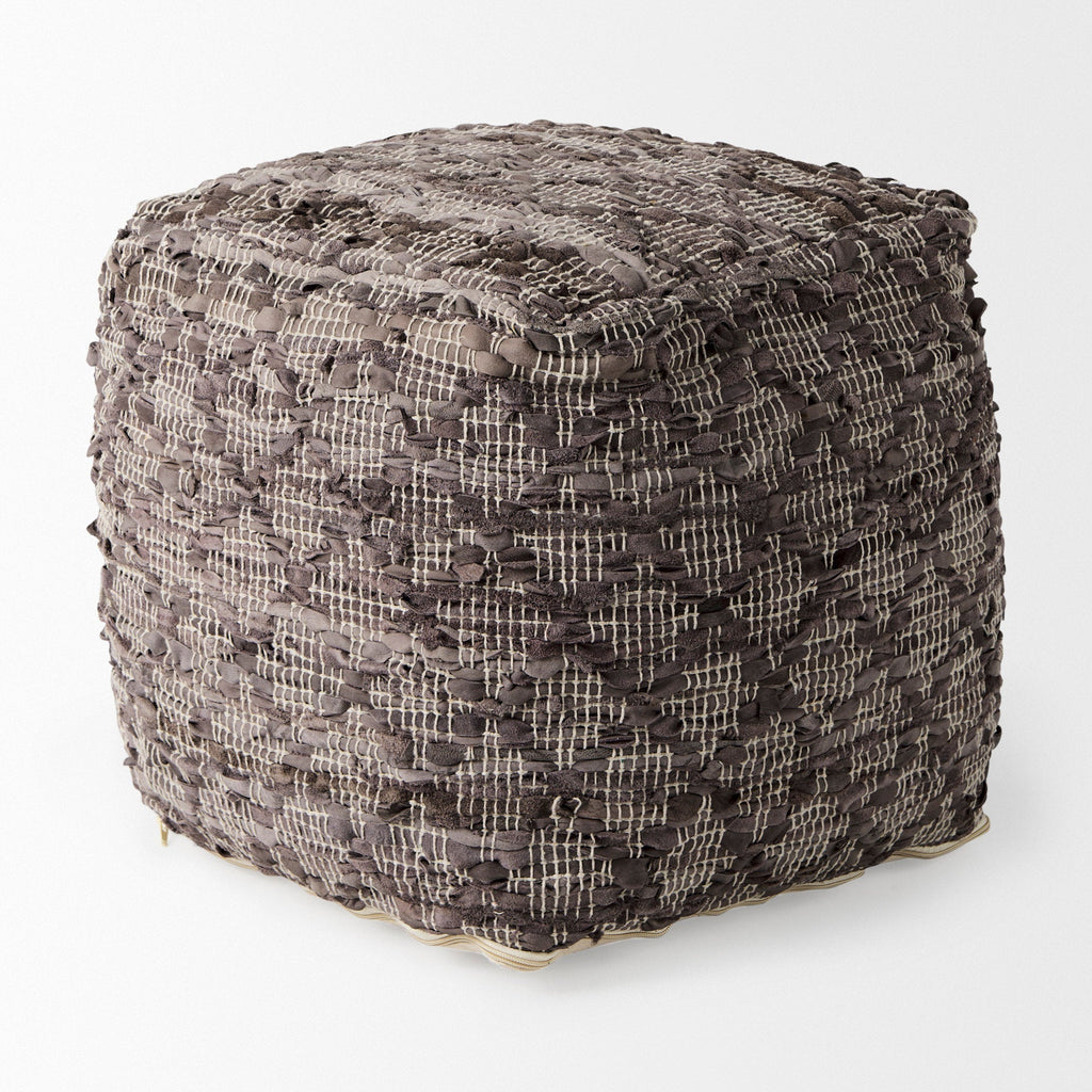Mercana Falguni 16" x 16" x 16" Pouf