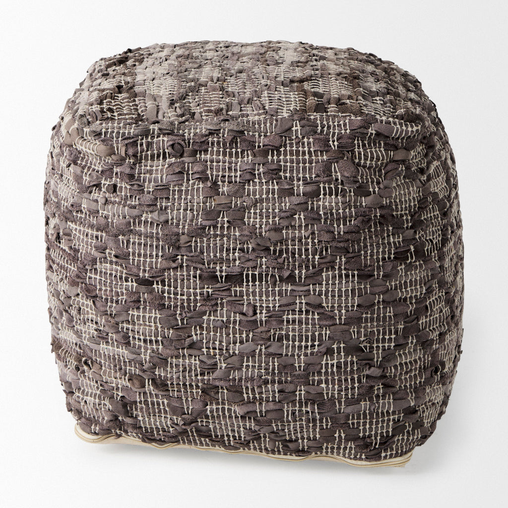 Mercana Falguni 16" x 16" x 16" Pouf