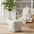 Mercana Farida 16" x 16" x 16" Pouf