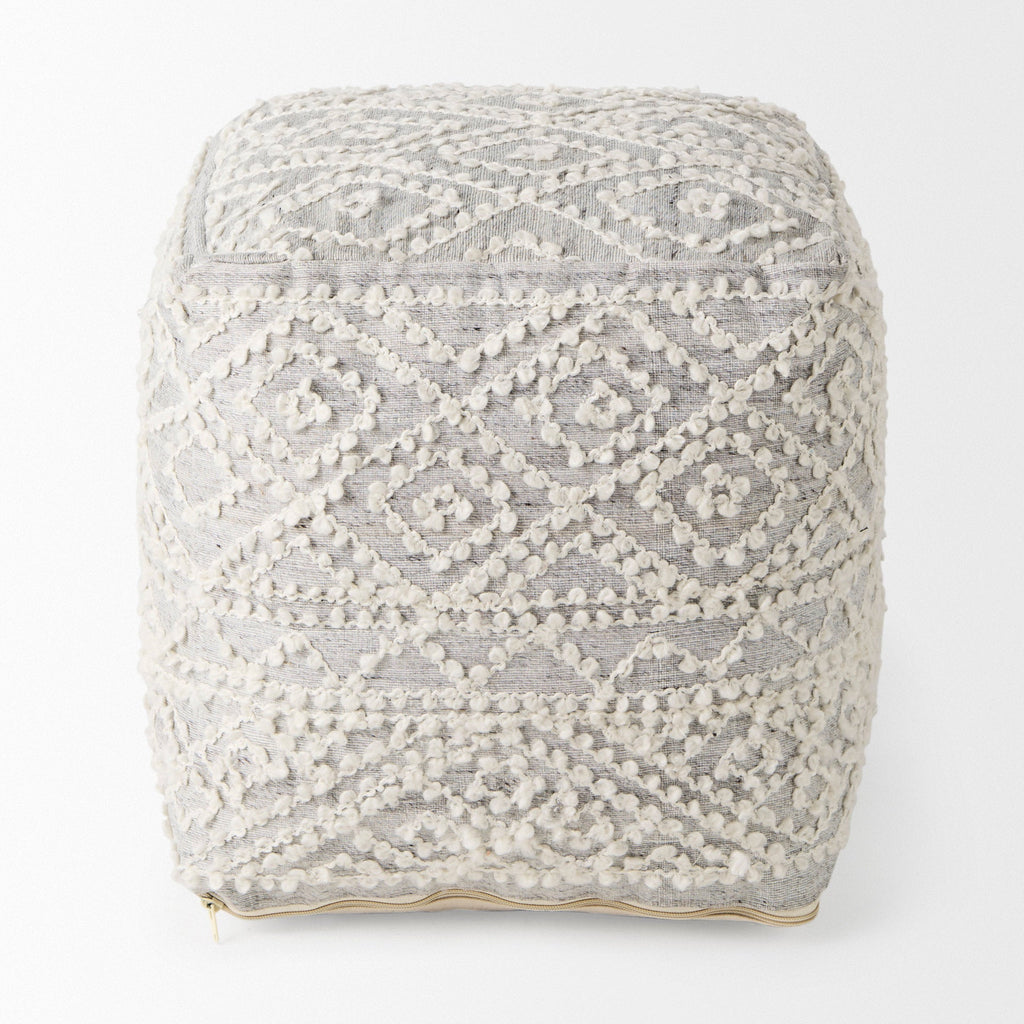 Mercana Farida 16" x 16" x 16" Pouf