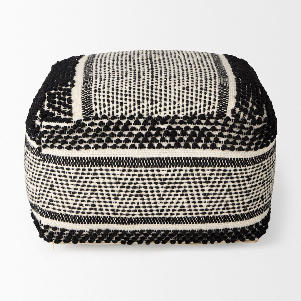 Mercana Garima 22" x 22" x 14" Pouf