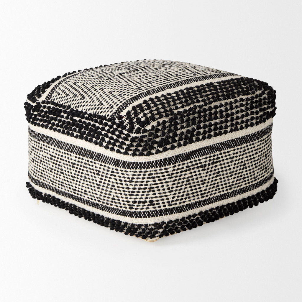 Mercana Garima 22" x 22" x 14" Pouf