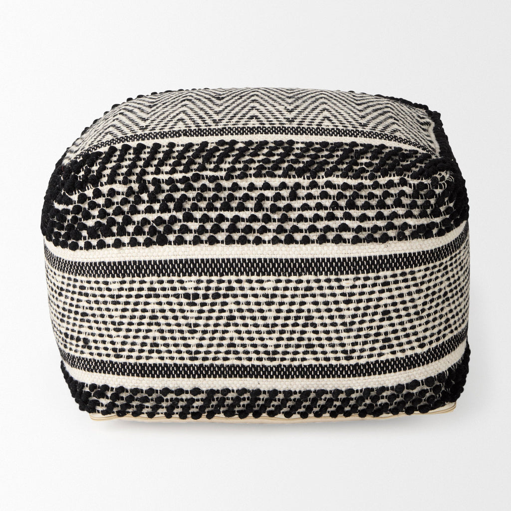 Mercana Garima 22" x 22" x 14" Pouf