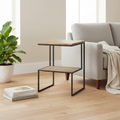 Mercana Ronin 16.1" x 16.1" x 21.1" Solid Wood Side Table