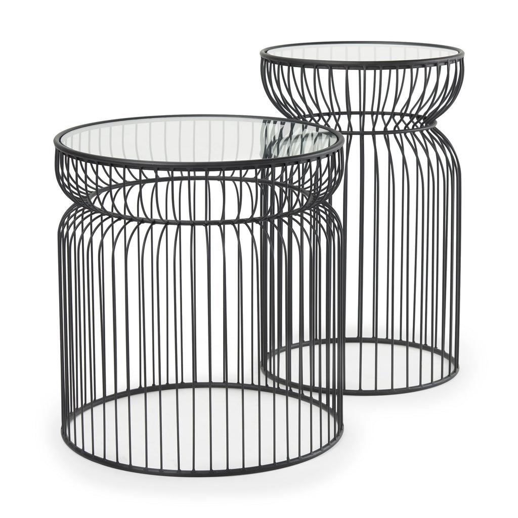 Mercana Shani 30.7" x 18.9" x 20.1" Side Table