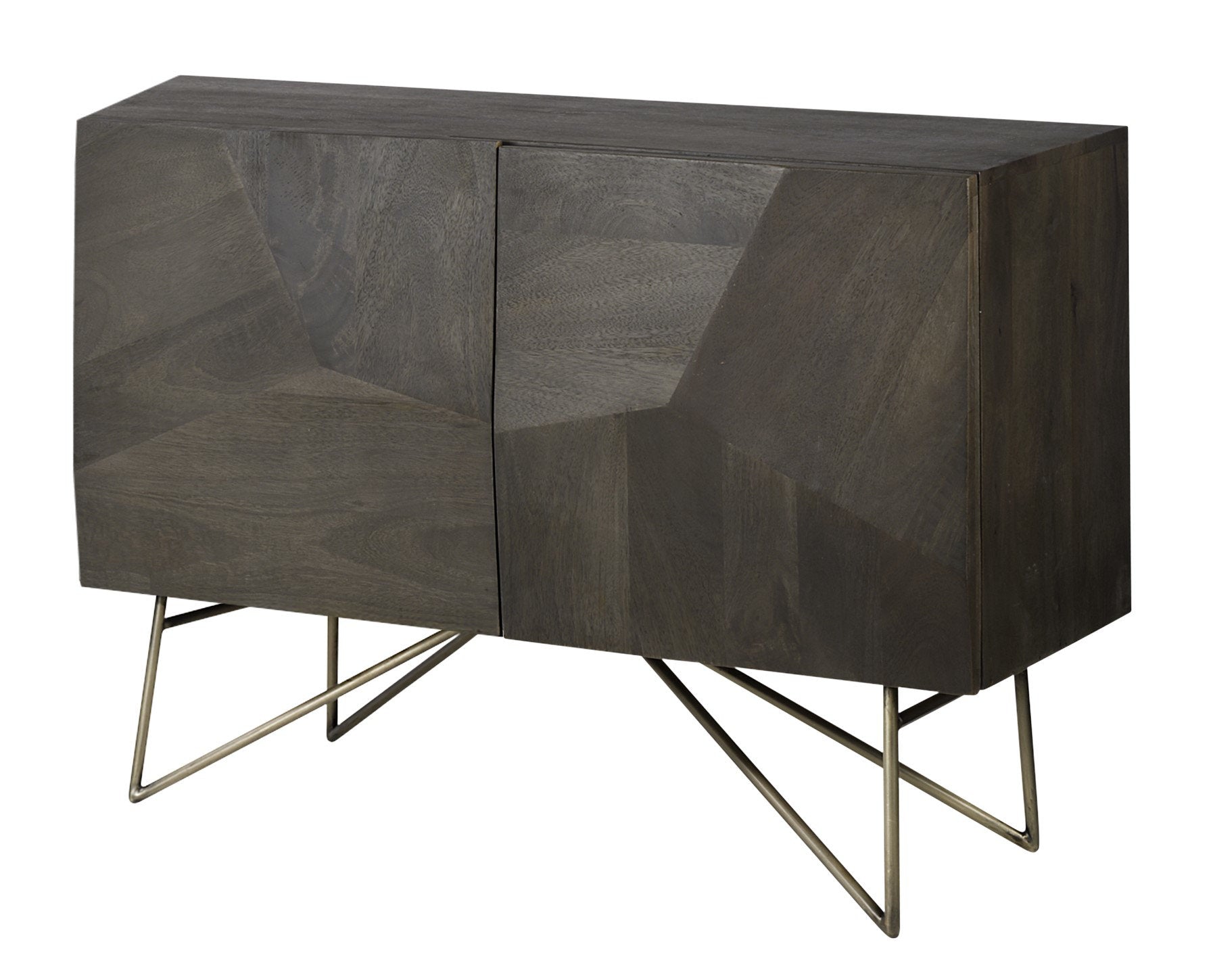 Mercana Darwin 40" x 17.5" x 30" Solid Wood Accent Cabinet