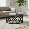 Mercana Forsey 45" x 45" x 18" Solid Wood Coffee Table