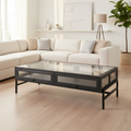 Mercana Arelius 49.5" x 28" x 15" Solid Wood Coffee Table