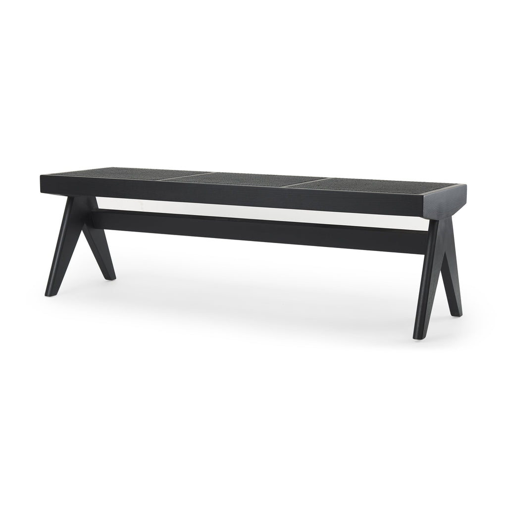 Mercana Arvin 59.1" x 17.7" x 18.1" Solid Wood Bench