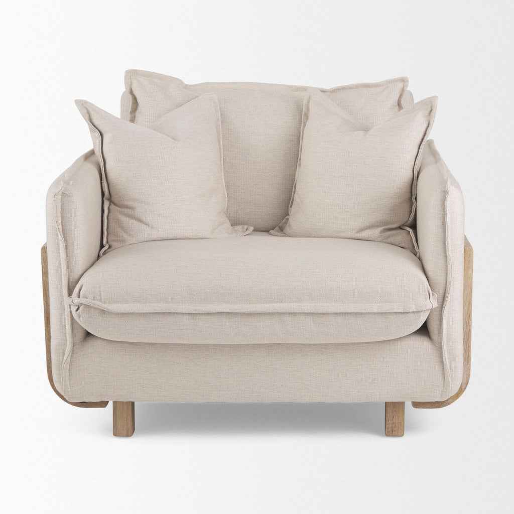 Mercana Roy 43.3" x 41.7" x 33.1" Arm Chair