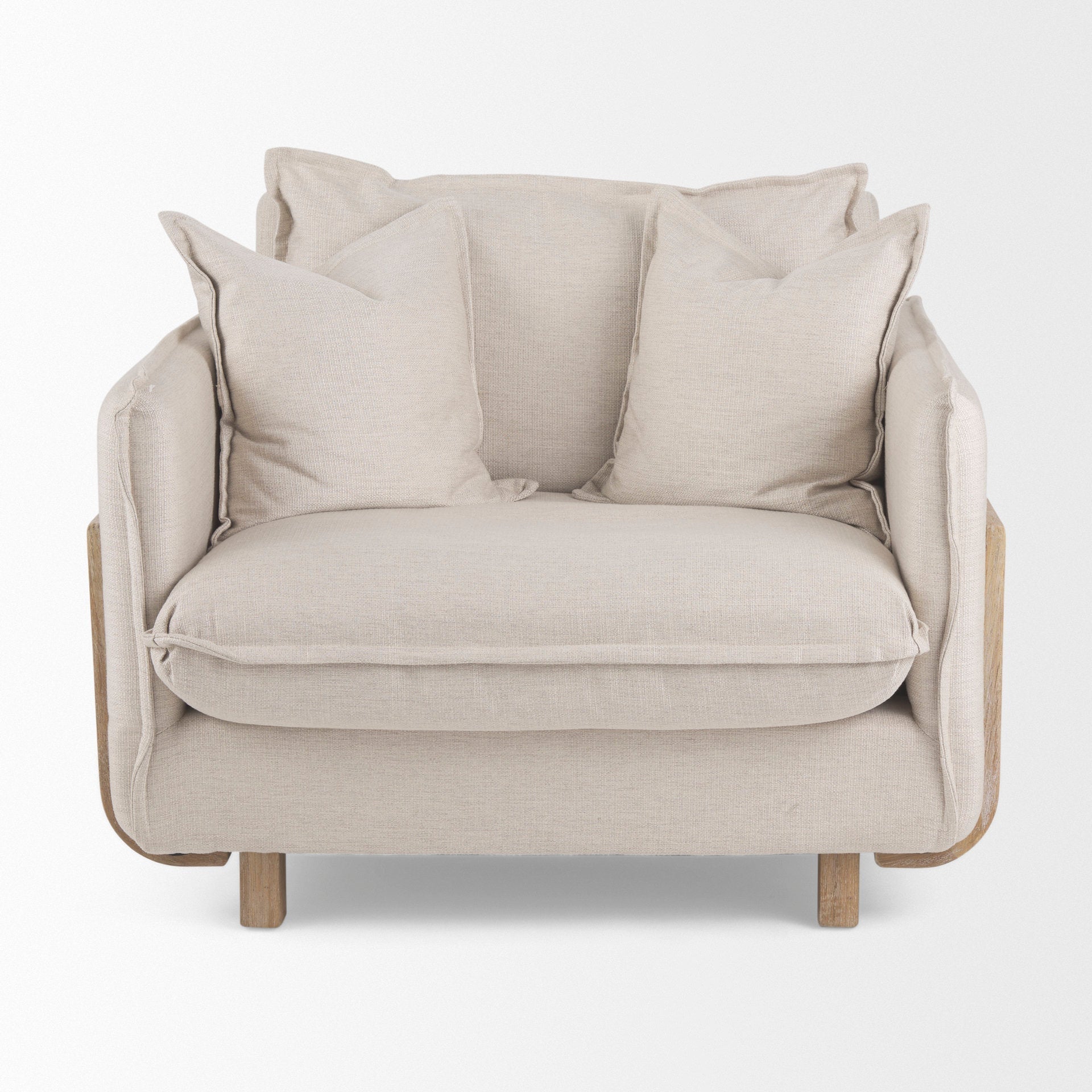Mercana Roy 43.3" x 41.7" x 33.1" Arm Chair