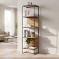 Mercana Morris 19.8" x 15" x 72.5" Solid Wood Wall Shelf