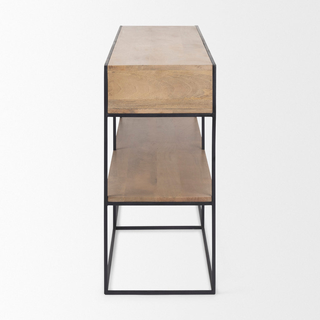 Mercana Morris 63" x 15" x 31" Iron Console Table
