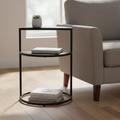 Mercana Arlo 18.8" x 18.8" x 24.4" Metal Side Table