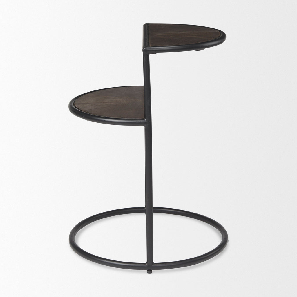 Mercana Arlo 18.8" x 18.8" x 24.4" Metal Side Table