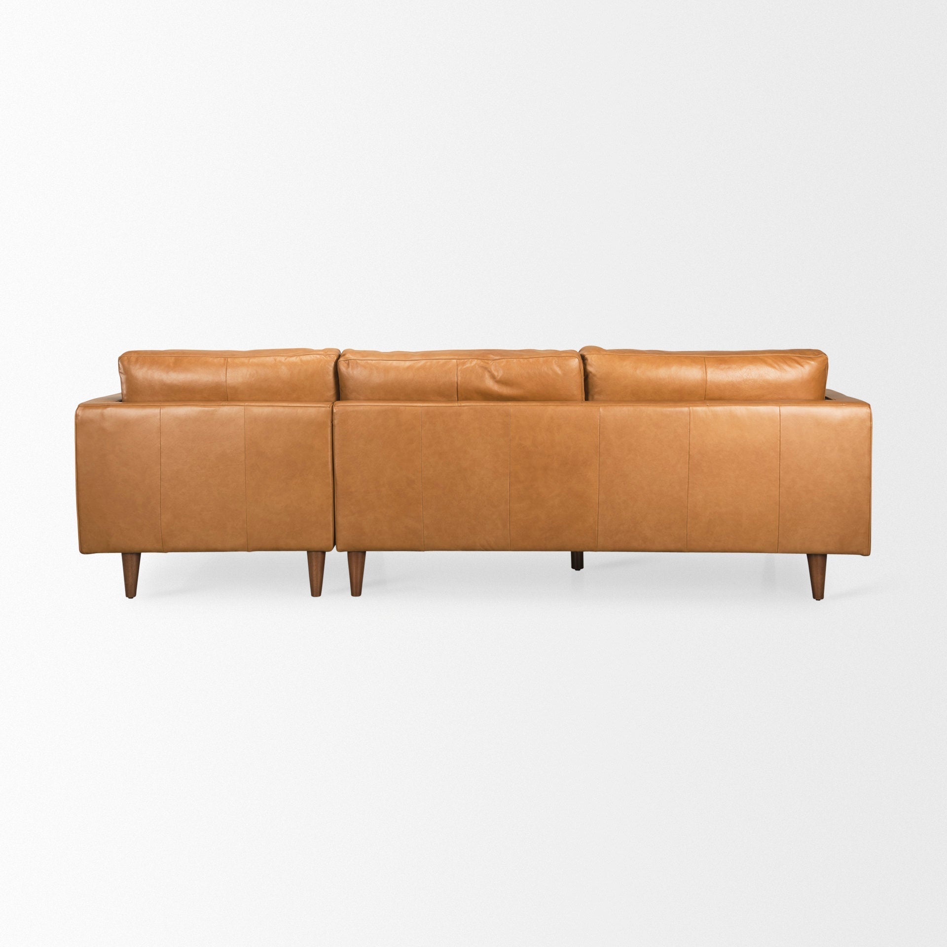 Mercana Elton 68.1" x 34.3" x 111.4" Solid Wood Sectional Sofa