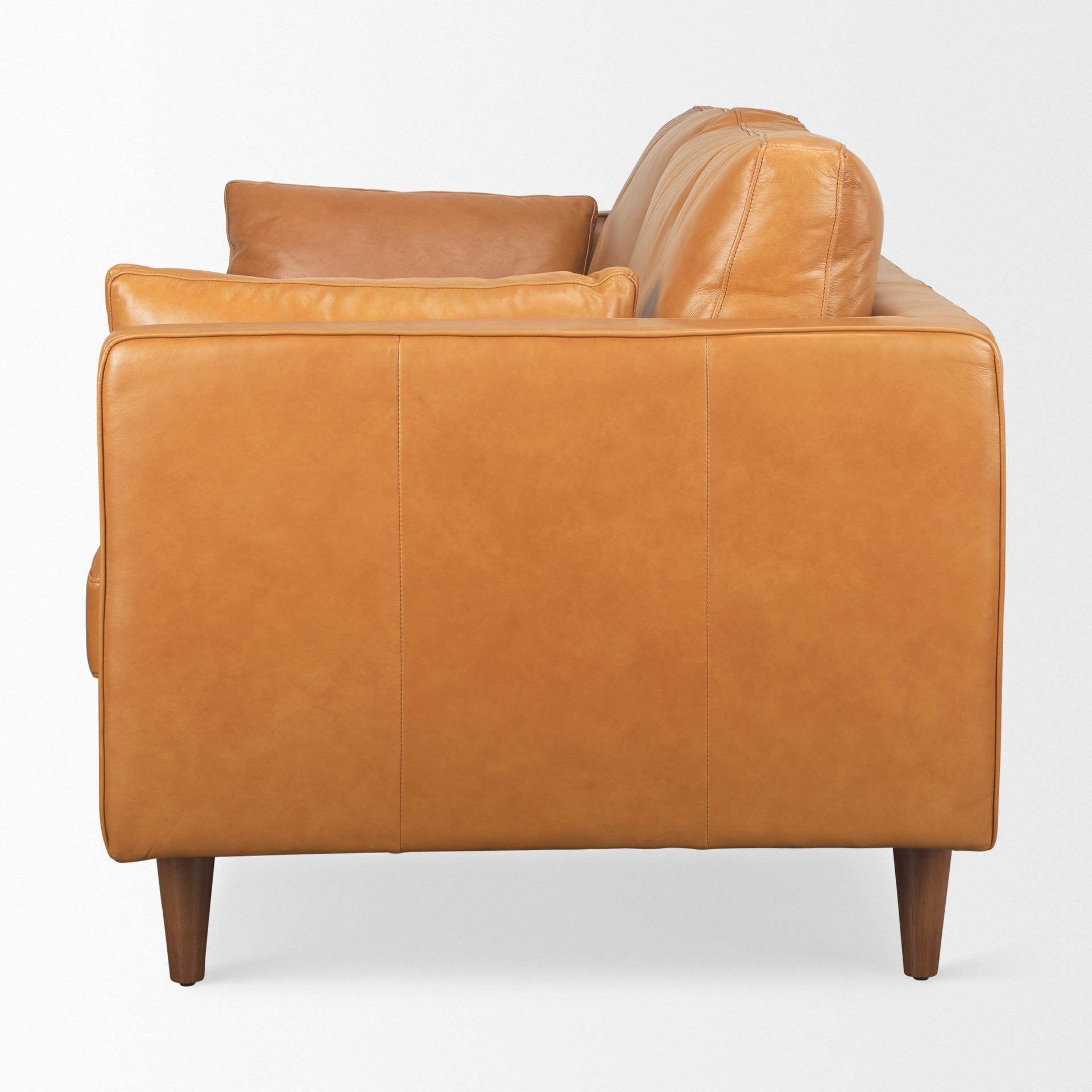 Mercana Elton 87.8" x 37.8" x 34.6" Genuine Leather Standard Sofa