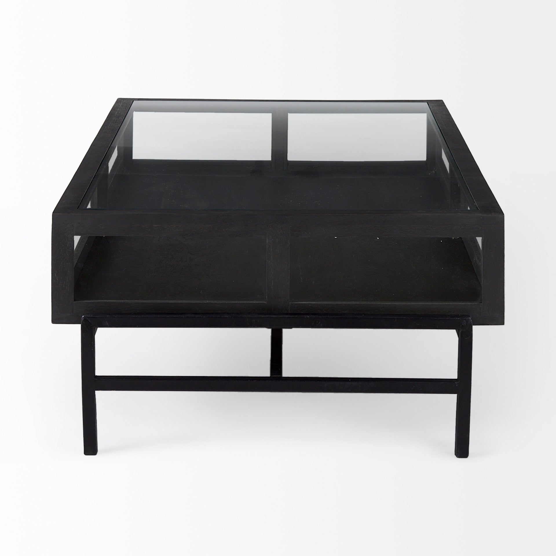 Mercana Arelius 49.5" x 28" x 15" Solid Wood Coffee Table