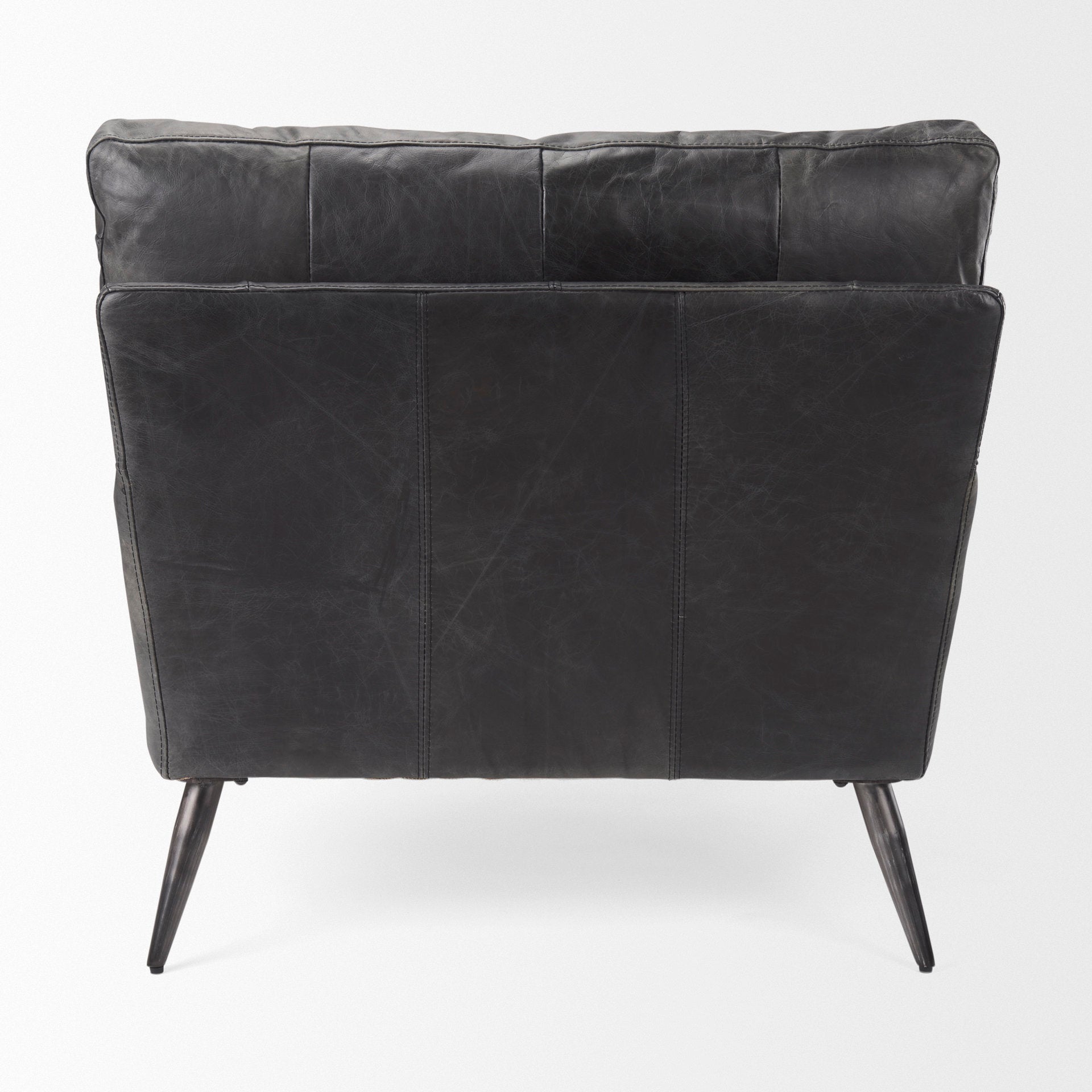 Mercana Cochrane 34.5" x 33" x 32.5" Leather Side Chair