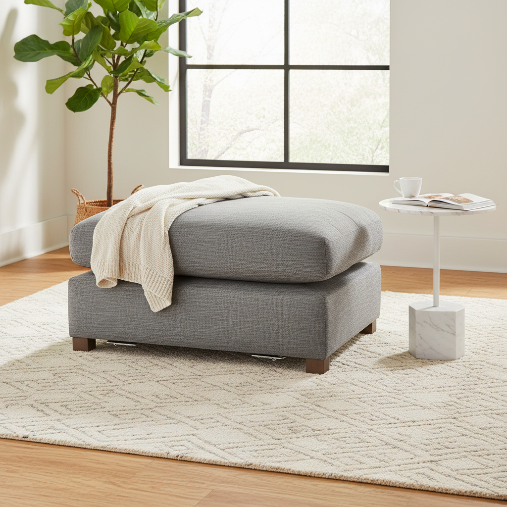 Mercana Valence 38.6" x 26" x 17.7" Ottoman Sectional