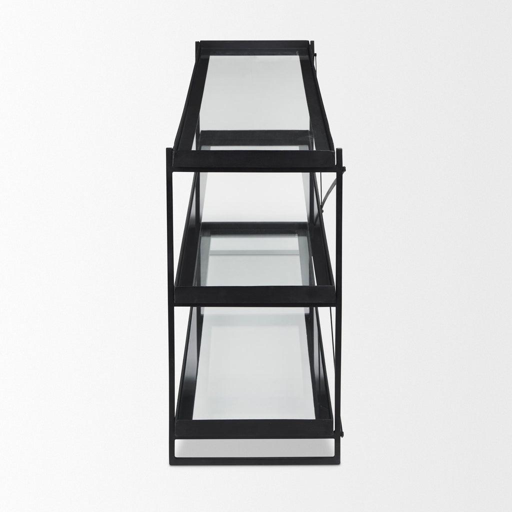 Mercana Trey 72" x 16.3" x 30" Iron Console Table