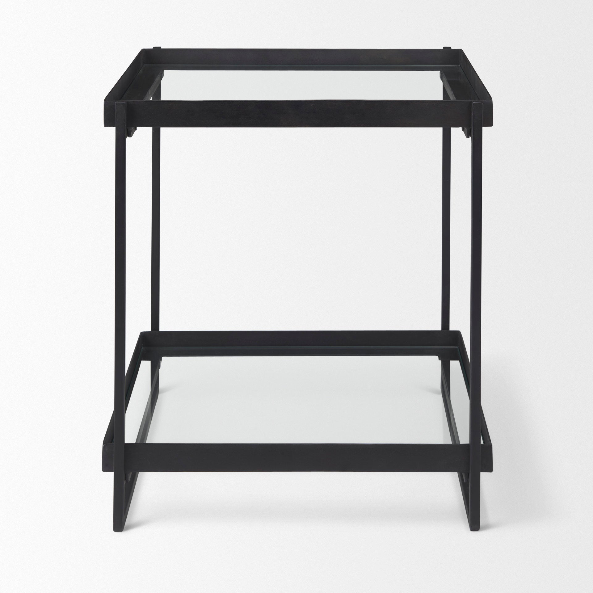 Mercana Trey 22" x 22" x 24" Metal Side Table