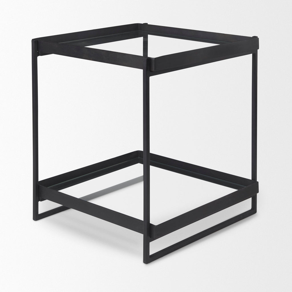Mercana Trey 22" x 22" x 24" Metal Side Table