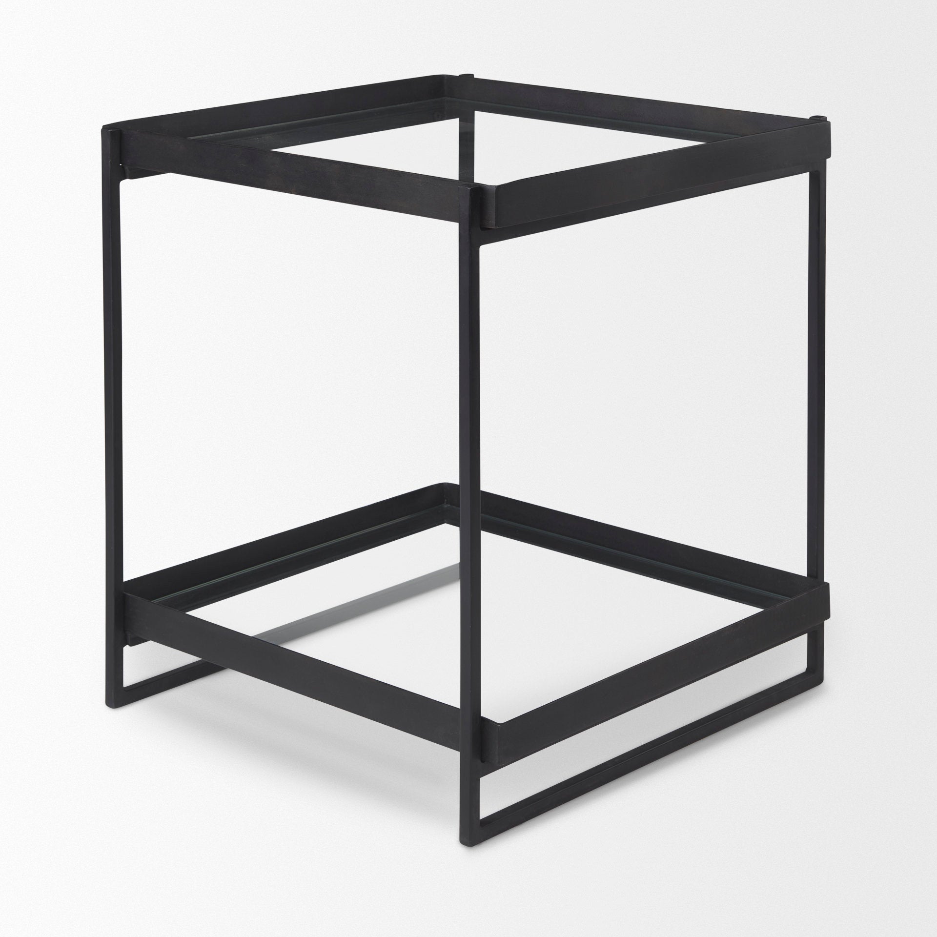 Mercana Trey 22" x 22" x 24" Metal Side Table