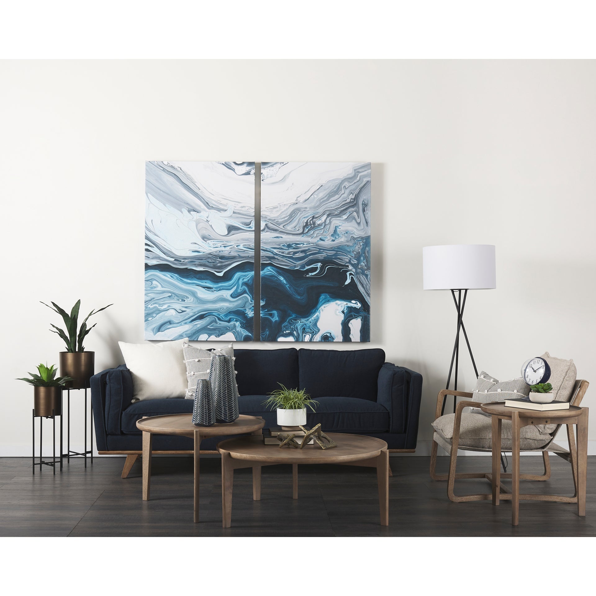 Mercana Brooks 90." x 34.8" x 33.5" Polyester Blend Standard Sofa