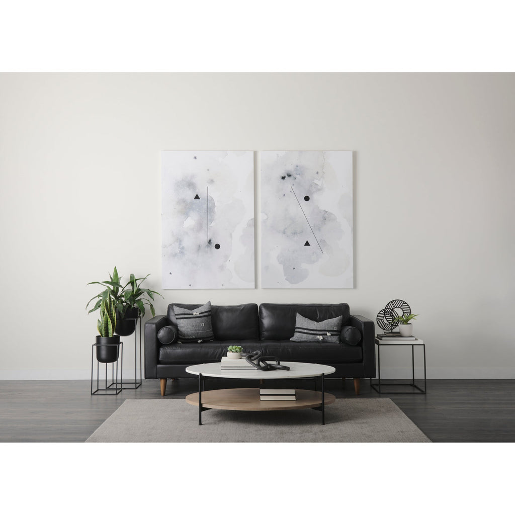 Mercana Svend 88" x 38" x 34" Genuine Leather Standard Sofa