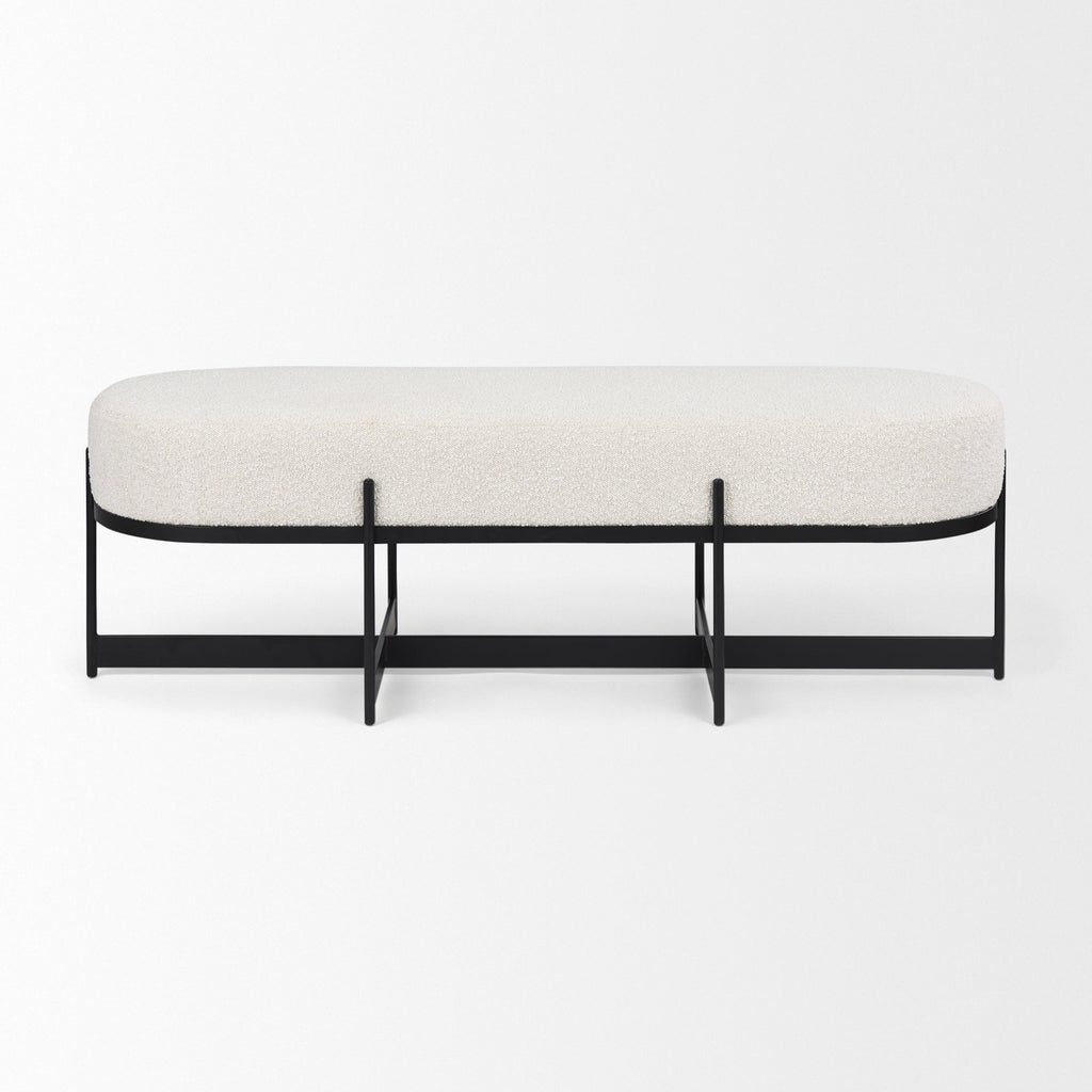 Mercana Amelia 18" x 55" x 18" Upholstered Bench