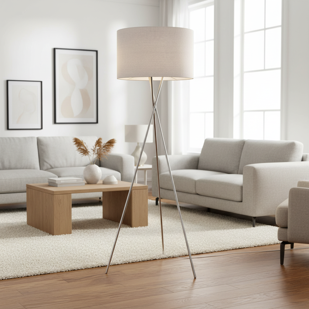 Mercana Ambrose 20" x 20" x 61.8" Metal Floor Lamp